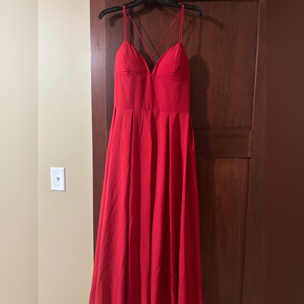 Red Micheal Laperle Dress
Size 8